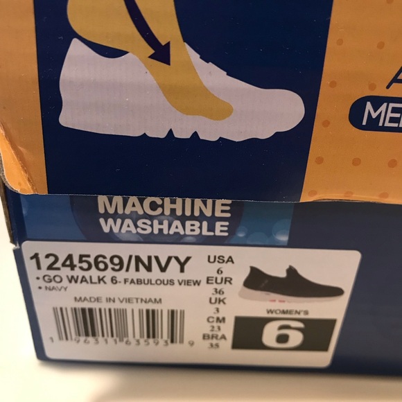 Navy blue Slip-in Skechers - Picture 4 of 7